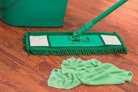 broom or vacuum cleaning